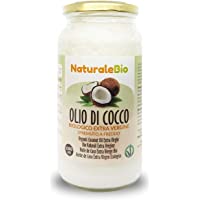Los mejores  - Aceite de Coco Ecológico Extra Virgen 1000 ml. Crudo y prensado en frío. 100% Orgánico- Puro y Natural. Aceite bio…
